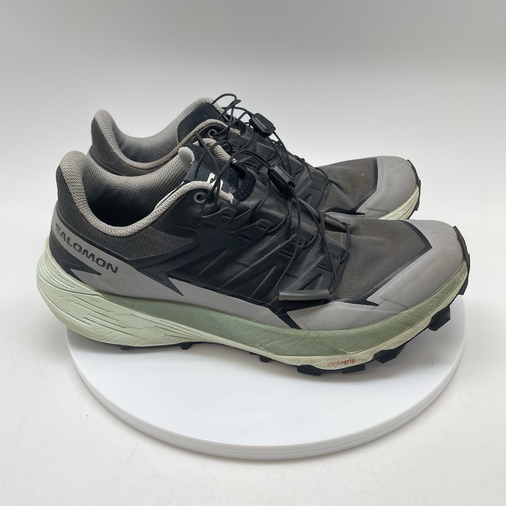 Salomon Sneakers Mens 8.5 Thundercross 475608 Gray Athletic Hiking Running Shoes
